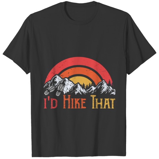 Hiking Mountains Mountaineering Gift T-shirt