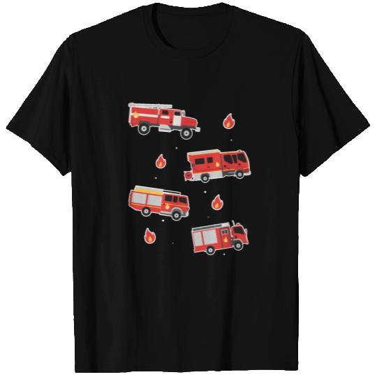 Firefighter Vehicles pack T Shirts