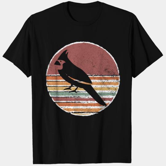 Retro Vintage Cardinal Red Bird Watching T Shirts