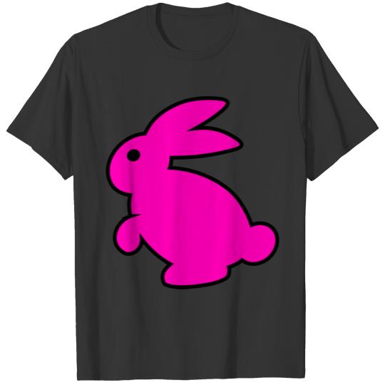 pink rabbit white rabbit animal T Shirts