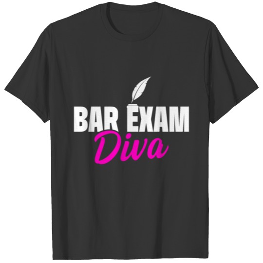 Bar Exam Juris Doctor Diva Law School Graduation T Shirts