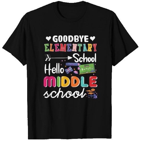 Hello Middle School Graduation Elementary School T Shirts
