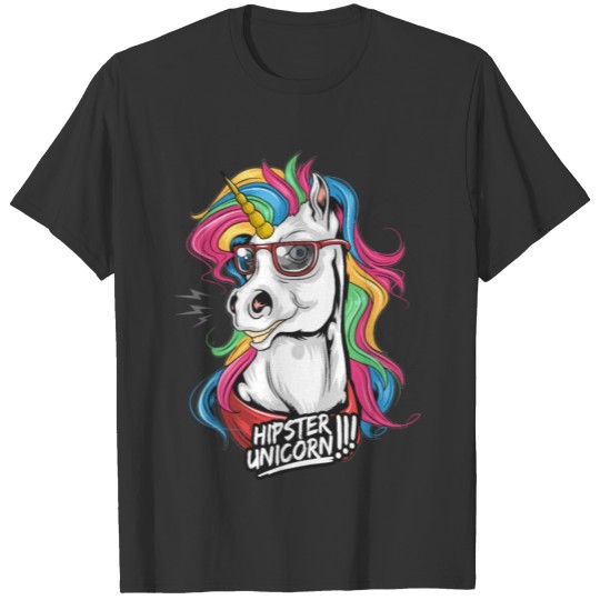 Hipster Unicorn T-shirt