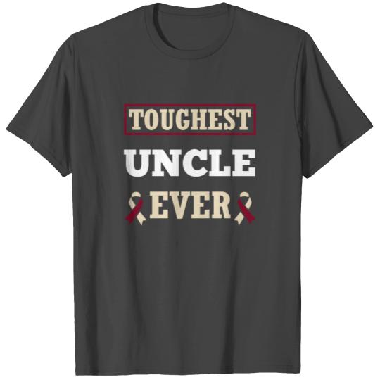 Toughest Uncle Ever Oral Head Neck Cancer Warrior T Shirts
