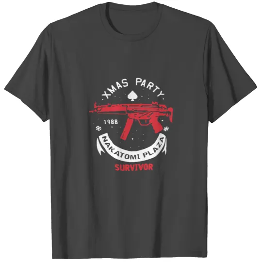 Xmas Party Nakatomi Plaza Survivor T Shirts