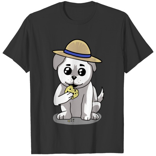 Cute Dog eat cake Fantasy Pets animal Kids T Shirts