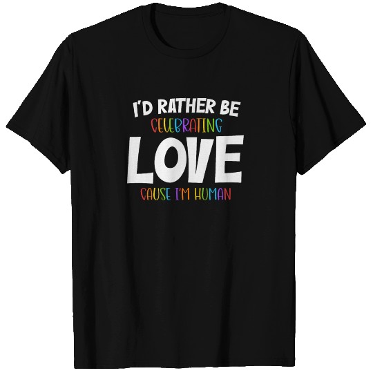 LGBT Pride equality no human is illegal T Shirts