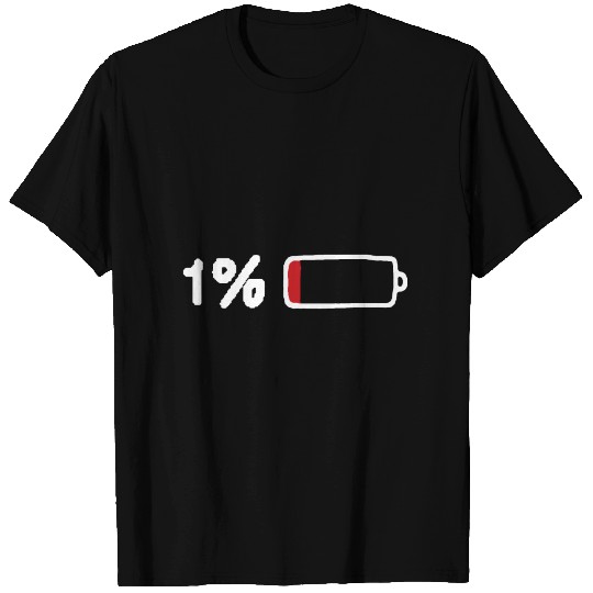 Low battery icon T Shirts