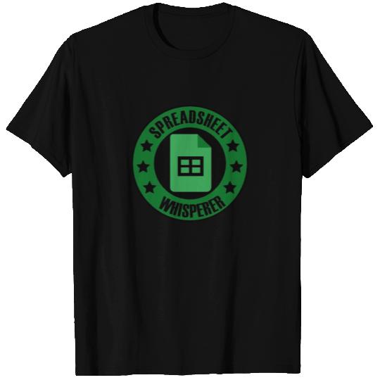 Spreadsheet Whisperer Excel Accountant Accounting T Shirts
