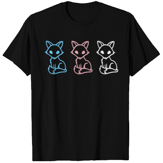 Transgender Pride Fox T Shirts