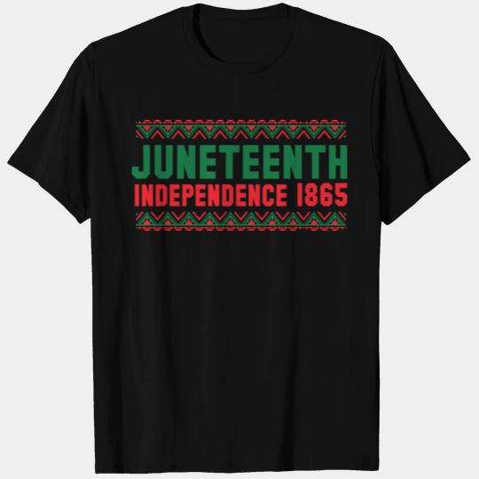 Juneteenth Independence 1865 Melanin Black Girl T Shirts
