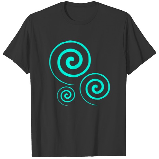 spiral circles spinning tops T Shirts