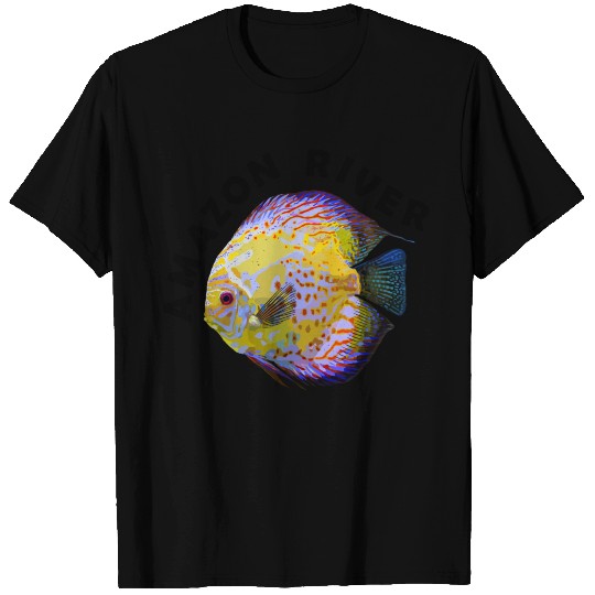 Amazon River Discus Fish Symphysodon - Freshwater T Shirts
