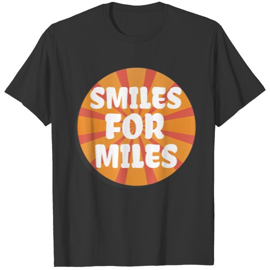 Smiles For Miles Fun Positive Energy Yoga Sunrise T Shirts