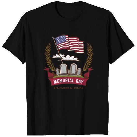 We Remember - Memorial Day USA T Shirts