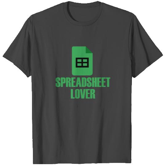 Spreadsheet Lover Excel Accountant Accounting T Shirts