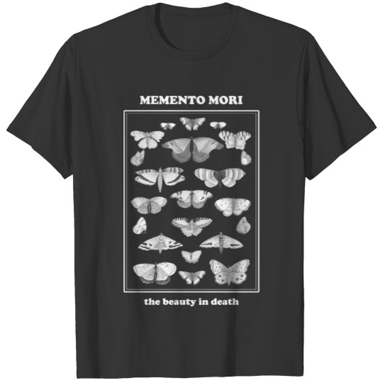 Memento mori butterflies T-shirt