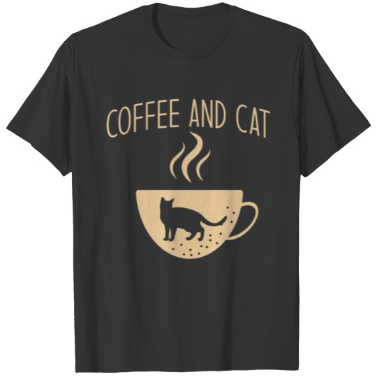 Coffee And Cat T-shirt