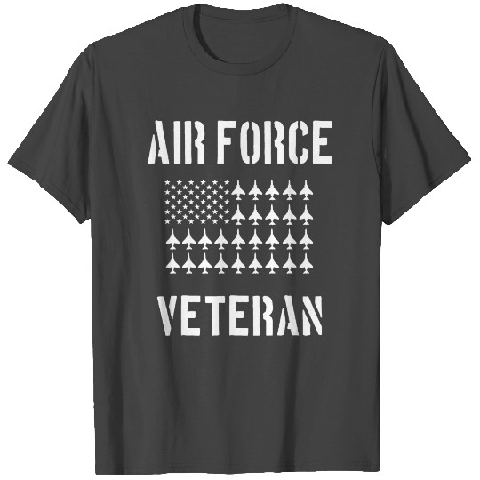 Air Force Veteran American Flag F-4 Phantom Ii T Shirts