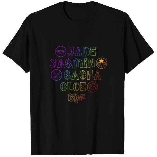 Bratz Rainbow Names StackedGift T Shirts