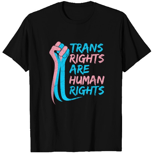 Trans Rights are Human rights Trans LGBT Pride T Shirts