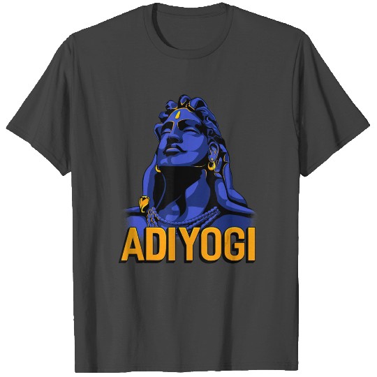 Shiva Yoga Hindu India First Yogi Adiyogi T Shirts