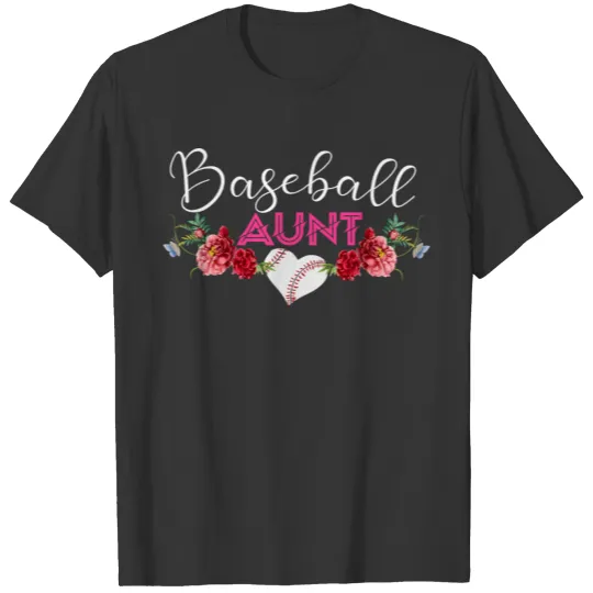 Baseball Aunt Baseball Player Baseball Coach Gifts T Shirts