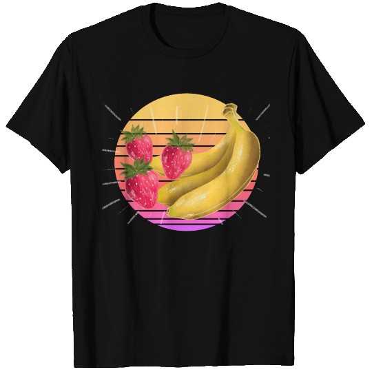Strawberry Banana Sunset T Shirts