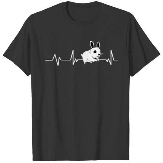 Cute Baby Bunny Heartbeat Bunny Gift BunnyGift Tee T-shirt