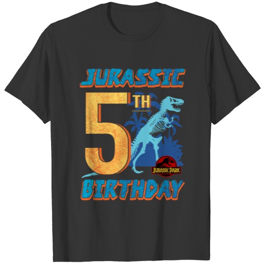 Jurassic Park 5Th Birthday T RexGift T Shirts