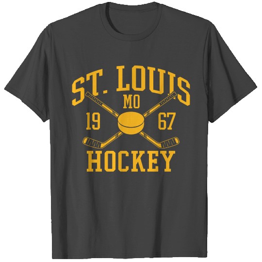 St Louis Missouri Mo Vintage Ice Hockey Sticks Stl T Shirts