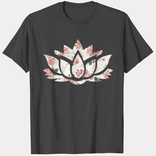 Lotus Yoga Spiritual Dreamy Floral T T Shirts