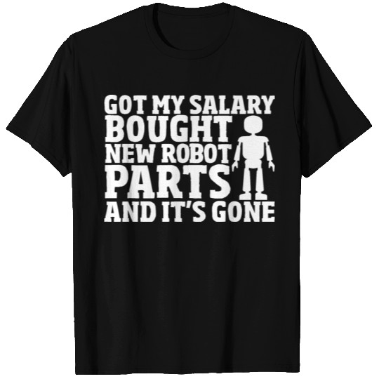 Robotics Engineer Roboter Joker Salary Robotic T Shirts