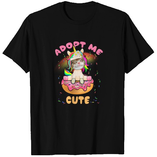 Adopt Me Pets Cute Cat Donut Unicorn T Shirts
