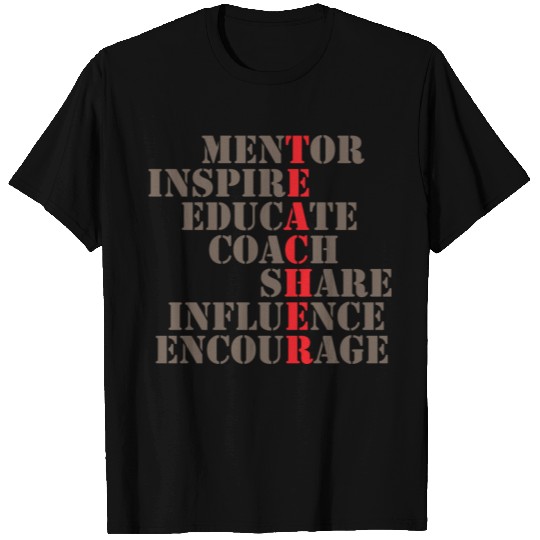 Mentor school teacher professor gift student T Shirts
