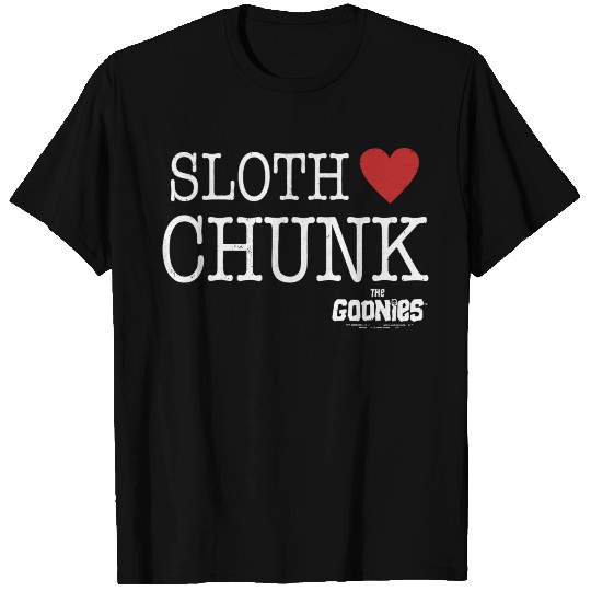 The Goonies Sloth Heart Chunk T Shirts