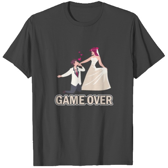 Game Over wedding gift T Shirts
