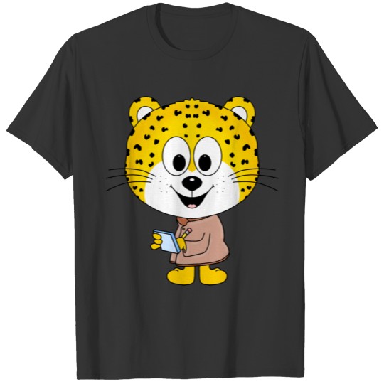 LEOPARD - DETECTIVE - ANIMAL - KIDS - BABY T Shirts