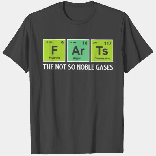Best Selling Farts The Not So Noble Gases T Shirts