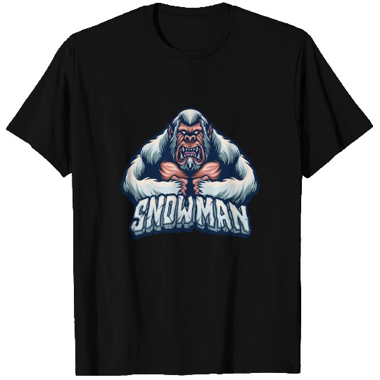 The Bigfoot Angry Snow Man T Shirts