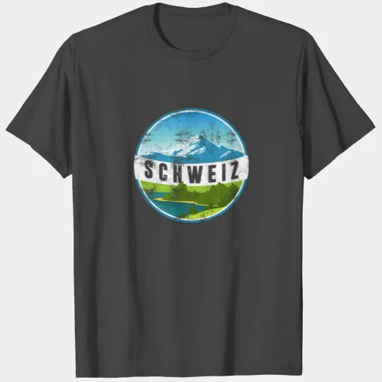Swiss Mountains And Alps Switzerland T Shirts