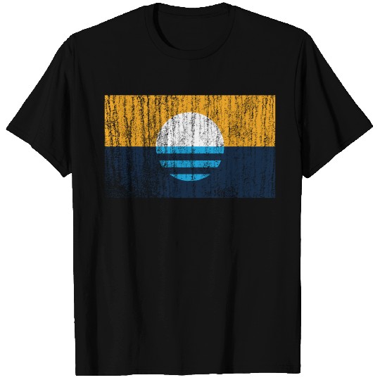 People'S Flag Of Milwaukee Vintage Style Distresse T Shirts