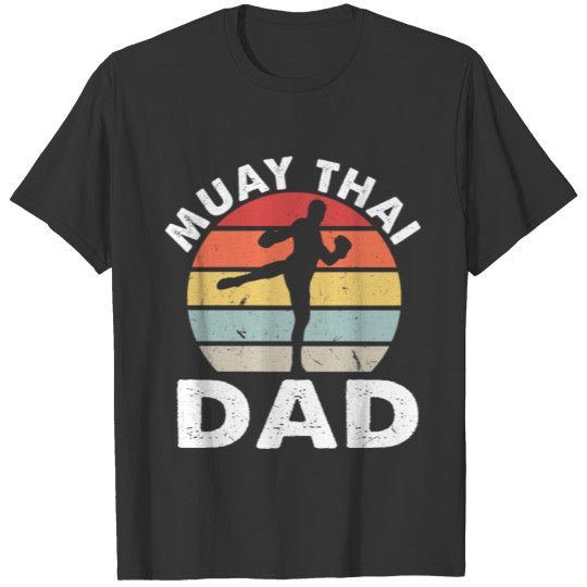 Vintage Muay Thai Dad Karate Boxing Mixed Martial T Shirts