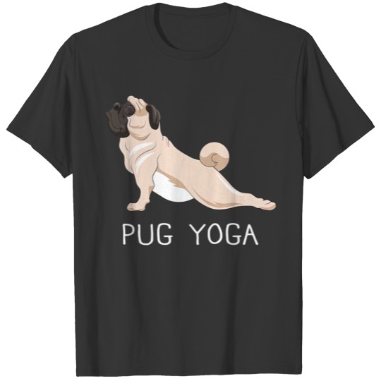 Yoga Meditation Funny Pug Girlfriend Yogi Girl T Shirts