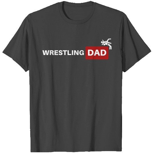 Wrestling Dad In White T Shirts