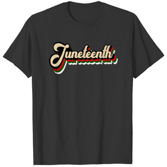 Juneteenth Retro Design T Shirts
