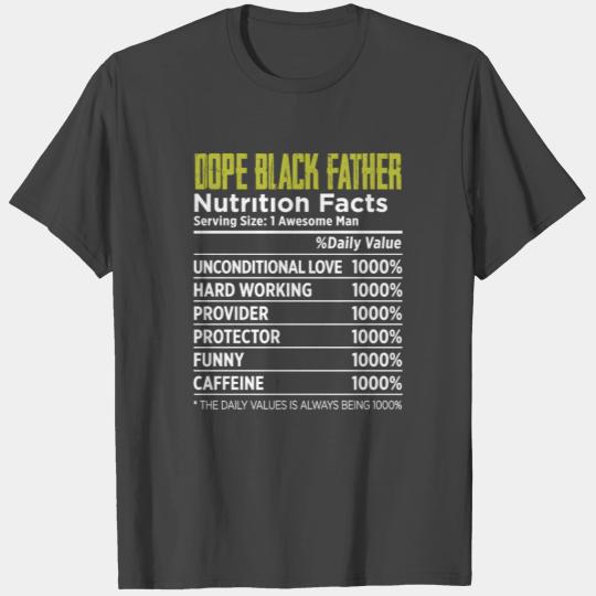 Black Father Dope Black Dad Husband African T Shirts