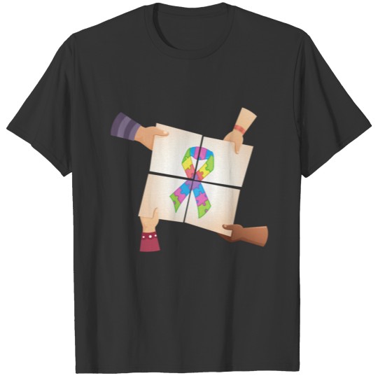 Autism handprint T-shirt
