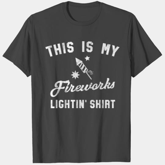 Fourth Of July My Fireworks T Shirts Vintage Independ