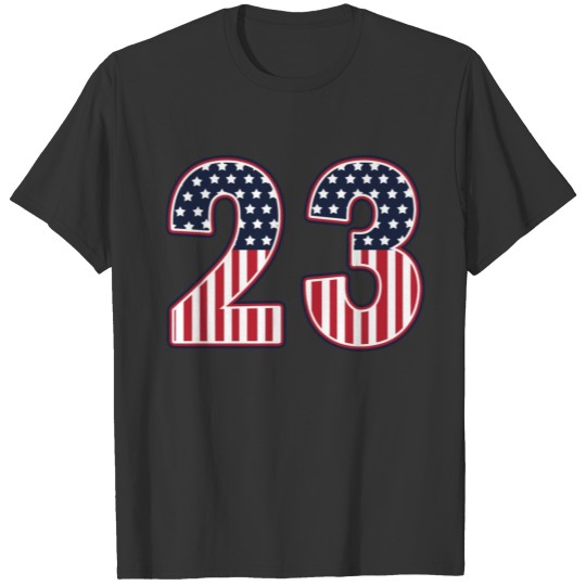 Usa Football Team Number 23 T-shirt